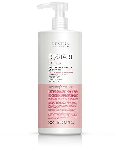 Revlon Professional Re/Start Color - Shampoing Doux Protecteur de Couleur - Shampooing Sublimateur - Protège le Cuir Chevelu - Formule Professionnelle et Vegane - Soin Cheveux Colorés - 1 L