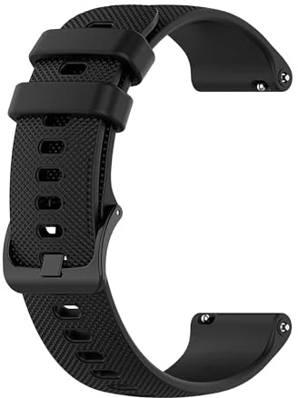 OcioDual Klockarmband, smartklocka med snabbfrigörande silikon, kompatibla med Amazfit, Garmin, Samsung Galaxy Watch, flexibla för män och kvinnor, (20mm-22mm-18mm) Olika färger