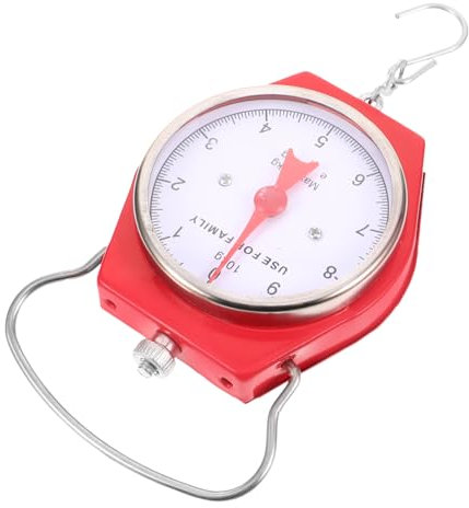 BCOATH Fischwaage Tragbar Mit Haken Für Reisegepäck Federwaage Aus Metall Kompakt Und Leicht Hochpräzise Hängewaage Als Gepäckwaage