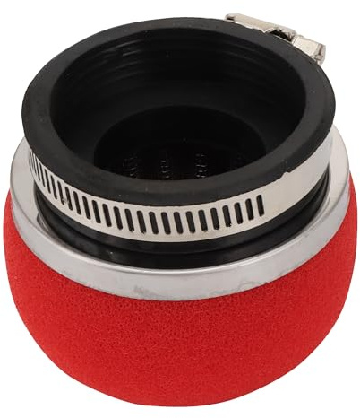 WOOSTAR 54mm Filtro de Aire Reemplazo para 2 Tiempos Motor Bike Moto Scooter Motocicleta Rojo