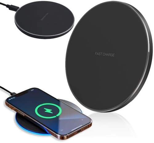 Caricabatterie senza fili - 35 W veloce compatibile con telefono 16/15/14/13/12/11 Pro Max Plus,GA-laxy S25 Ultra/S24 Plus/S23 FE/S22/S21/S20, stazione di ricarica, 1 m cavo di ricarica rapida tipo C