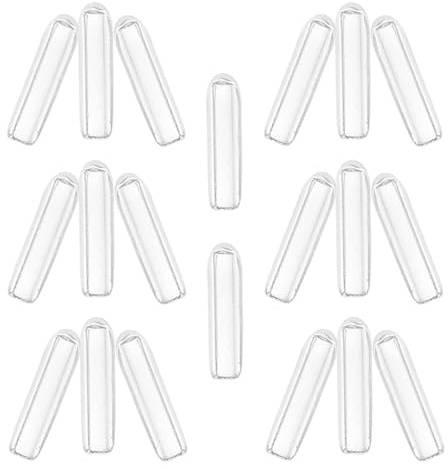 TOYANDONA Protezione per Estremità di Grucce in Pvc 20 Pezzi Cappucci per Ganci di Metallo 1,5mm per Abiti, Facile Installazione, per Armadi e Viaggi