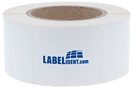 Zebra kompatible Polyester Etiketten, Z-Ultimate 3000T weiß - 50,8 x 25,4 mm - formatgleich mit Zebra 76535-5.249 Etiketten für Zebra Drucker auf 76 mm Kern, selbstklebend