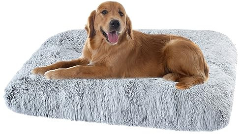 XIEMINLE Grosse Hundebett Orthopädisches Hundebett, Maschinenwaschbar Hundekissen Hundesofa, Katzenschlafplatz für Katzen und Hunde, Haustier Hundebetten Katzenbetten mit Anti-Rutsch(110x75x10cm)