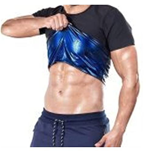Cintura dimagrante da uomo, camicia dimagrante, gilet da sauna, maglietta senza maniche da uomo per sauna, allenamento aerobico, Da uomo, S