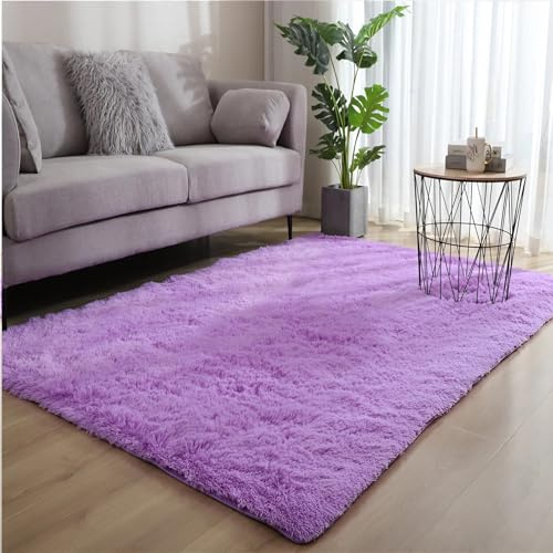YSPZDQ Alfombra Pelo Largo para Salon y Dormitorio Área Juvenil Lavable Alfombrar