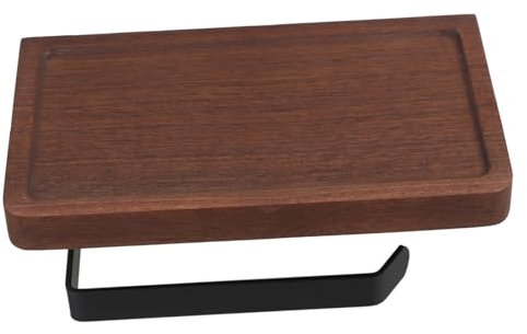 Cabilock Porte-Papier Toilette Mural en avec Étagère Support Pratique et Solide pour Salle de Bain Installation Facile Rangement Optimisé