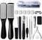 Kit de Pedicura, Lima de Pies- 20 en 1 Profesional Kit de Herramientas de Pedicura Conjunto de Pie de Acero Inoxidable Escofina de Pie Remover la Piel Muerta Para el Cuidado de los Pies en Hogar