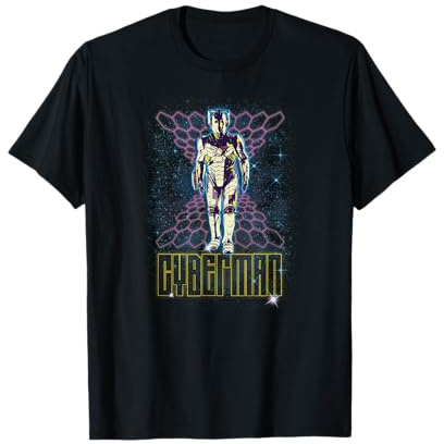 Cyberman Retro Futuriste Cyber Sci-Fi Fan Années 80 T-Shirt