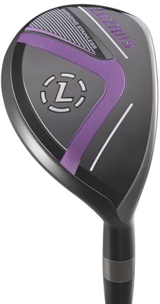 Lazrus Golf Spielerfreundlicher Hybrid-Damen-Golfschläger mit rechtem Spaltkeil und normalem Flex- und Graphit-Schaft, hochwertiger Hybrid-Golfschläger für Damen