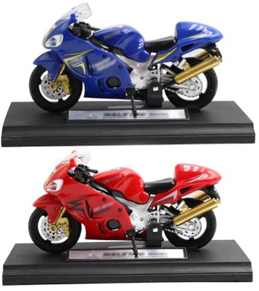 ZOOMPIL Motorrad Spielzeug, Legierung Motorrad Spielzeug, Spielzeugauto für Kinder, 1: 18 Simulation Miniaturlegierung Motorradmodell Geschenkkollektion Dekoration