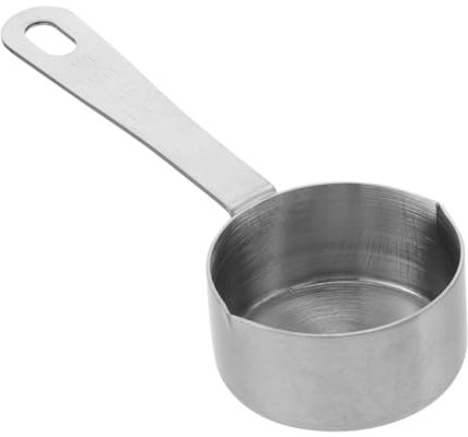 BEBEMOKO 1 Pentola in Acciaio Inox Mini Pentola Per Cucinare Zuppe E Pasta Antiaderente 125 Ml Lavabile in Lavastoviglie