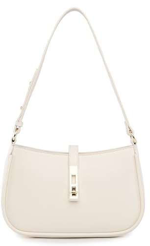 Travistar handväska dam liten elegant axelväska dam PU-läder hoboväska Y2k väska sadelväska aesthetic kvällsväska clutch med dragkedja cool axelväska för tonårsflickor
