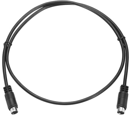 QUARKZMAN Cable S-Video 3.3 Pies, Cable S-Video Mini DIN 9 Pines Macho A Macho Con Conectores Dorados Para TV Receptor Monitor S-VHS VCR DVD
