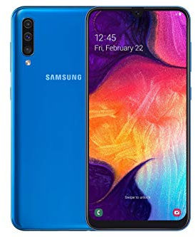 Samsung Galaxy A50 4G 6.4 inches Smartphone 4GB RAM 128GB Unlocked Sim-Free Blue A (Renewed)
