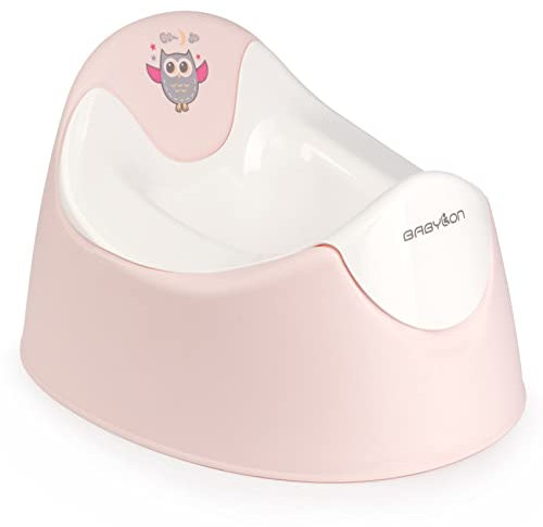 BABYLON Kinder Töpfchen Trio, Kinder Toiletten mit Herausnehmbarer Schüssel, Kinder Klo, Nachttopf für Kinder/WC Sitz Topf, Jungen/Mädchen Kindertöpfchen ab 1 Jahr, Baby Zubehör Rosa