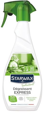 STARWAX Soluver Express avfettningsmedel för kök - 500 ml - perfekt för att lösa upp och ta bort fett och smuts i köket - inomhus - Ecocert