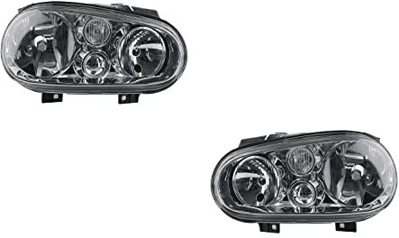 Johns, Scheinwerfer Satz passend für VW Golf Scheinwerfer Satz IV 4 (1J1) H7/H1 97-03, links und rechts