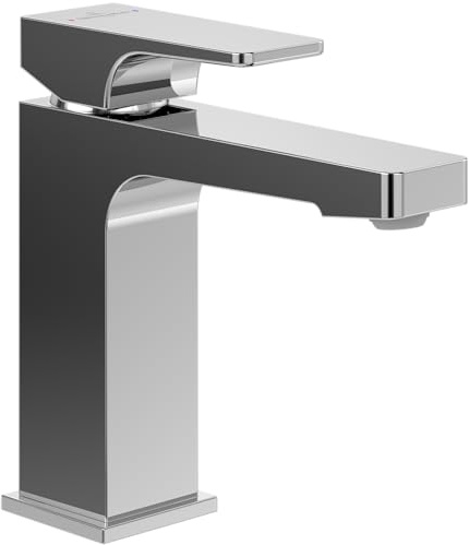 VILLEROY ET BOCH Architectura Square Waschtischarmatur mit Zugstange, verchromt