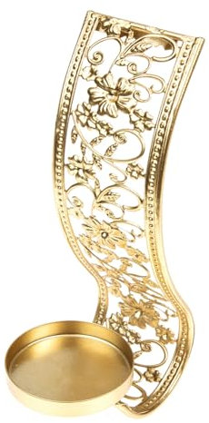 STOBAZA Metall Wandkerzenhalter Kerzenständer Wanddeko Für Zuhause Hochzeit Party Metallkerzenhalter Wandkerzenständer Schickes Design