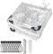 TOPCHANCE Abdeckplane Wasserdicht,420g/M² Transparent 2X4M Allzweckplane Für Schutz Gewebeplane Mit Ösen Wasserdicht,Reißfest Anwendbar Auf Poolplane Holzplane Gartenmöbel Auto Boot(2x4m)