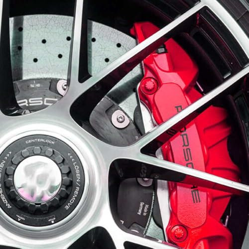 Brake Caliper Scratch Repair Paint – Easy-to-Apply, Heat-Resistant Solution for Caliper Restoration and Scratch Removal (1, Flame Red)