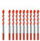 5/7/10 piezas 3/4/5/6/8/10/12mm Taladro triangular multifunción for taladrar en vidrio y madera. Brocas for azulejos, brocas for mármol(8mm x 10pcs)
