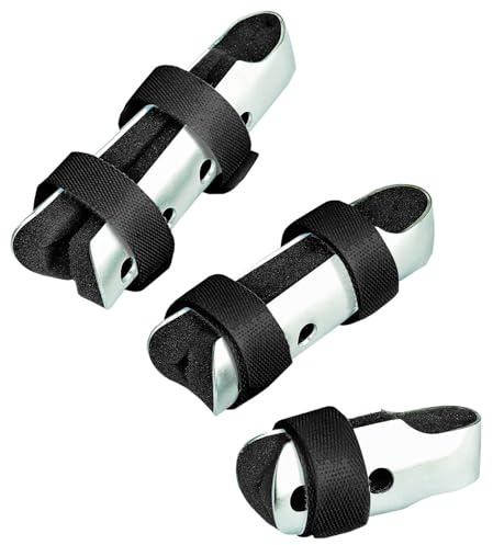 SHIFANQI Trigger Finger Splint, 3Pcs Finger Support Brace for Arthritis, Broken Finger, Straightening, Knuckle Immobilization, Adjustable Mallet/Little Fingers Splints for Adults