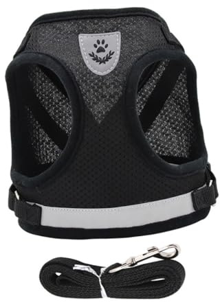 TOYANDONA Harnais et Laisse pour Chiot Petit Chien Promenade Nocturne Accessoires Dextérieur