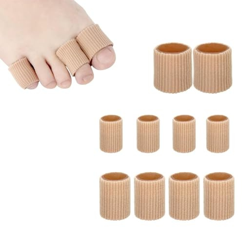 10 st tår kuddar tub – silikon tåskydd tåkudde tub bandage mjuk gel fingerskydd tåskydd dyna, tåkuddar av mjuk gel för kycklingögon, förhårdnader, tår och fingrar, 3 storlekar