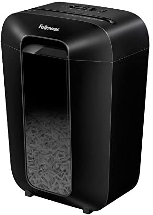 Fellowes Aktenvernichter 11 Blatt (P4), Papierschredder mit Partikelschnitt für Homeoffice und Büro, Powershred LX70, Schredder mit 18L Papierkorb und Sicherheitssperre, 4x40mm Cross-Cut Datenschutz