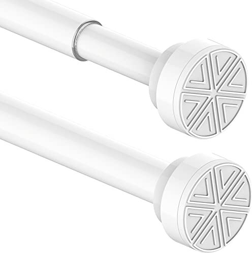 1Stück Duschvorhangstange Duschstange ohne Bohren Edelstahl Duschvorhang Stangen für Duschvorhang Ausziehbar Klemmstange Duschvorhang für Dusche, Badewanne, Badezimmer Fenster 70-120CM