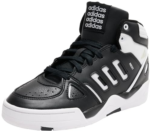 Adidas Midcity Mid Shoes, Chaussures mi-Hautes Non liées au Football, Core Black/FTWR White/Crystal White,