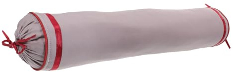 CIYODO Funda Cilíndrica para Almohada De Cuello Suave y Cómoda Protector De Almohada Cervical para Sofá y Cama Diseño Minimalista y Transpirable Color Morado Talla Estándar