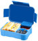 LEIKEEGO Brotdose Kinder mit Fächern 900ml Auslaufsicher Lunchbox Kinder Bento Box Jausenbox Kinder für Mädchen & Jungen (blau)