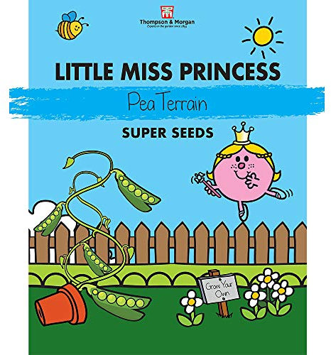 Little Miss Princess - Pea 'Terrain' Super Seeds - Hardy Annual - Easy to Grow Your Own - Ideal for Kids- 1x Seed Packet by Thompson and Morgan