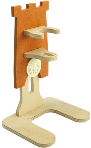 Getzoo Burgtränke aus Holz + Trinkflasche von Classic® (150 ml)