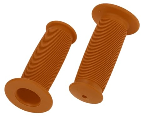 TUCKBOLD Bike Handlebar Grips Covers 85mm Long Lightweight | Bicycle End Grip Protector Brown 1 Pair