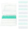 320 Pcs Interdental Brushes - Green Dental Picks for Teeth Cleaning, Portable Dental Floss Sticks with Box, Interdental Cleaning Floss Picks