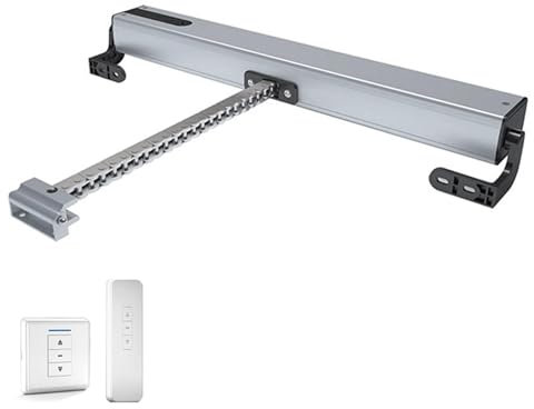 Smart Home Electric Skylight Motor & Window Opener with Remote Control Silent Chain Window Opening Control Device for Hanging Window (400MM)