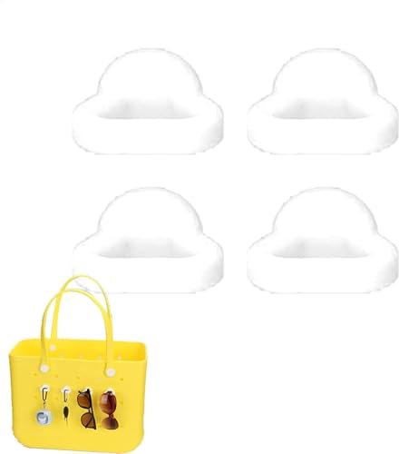 Bolsa de playa Soporte de llave, Bolsa Bolsa de cadena clave | 4x ganchos de taza - Soporte de gafas de sol portátiles para bolsas de bolsas, organizador de gafas de sol, accesorios de inserción