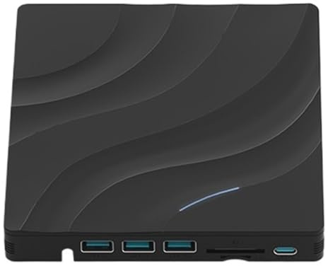 ZGJIAJU Dvd Player Multi-function External Optical Drive 7-in-1 DVD Writer USB3.0/Type-c Mobile Optical Drive(Blu-ray DVD Recorder Optical Drive)