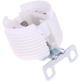 WMAMBZNDHP G23 G24 Test Åldrande Lamphållare Med Isoleringsskydd LED-Lamphållare Konverter Skruvsockel Adapter Halogenlampsockel