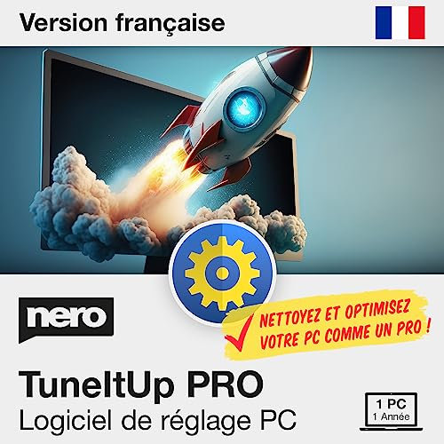 Nero TuneItUp PRO | PC Tuning | PC beschleunigen | Windows schneller starten | schneller surfen | Betriebssystem optimieren | Jahreslizenz | 1 PC | Windows 11 / 10 / 8.1 / 8 / 7