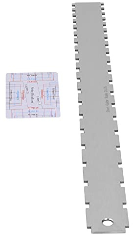 String Action Gauge, Rocker Liutaio Tool Neck Altezza di misurazione dentellata per chitarre acustiche per chitarre elettriche