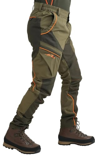 fratelliditalia.org Pantalone Pantaloni Caccia ergonomici Rinforzi in Tessuto Tecnico Elasticizzato