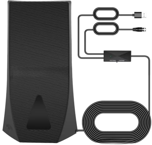 Harewtwy DVB-T2 Digital TV Antenna Digital Omnidirectional TV Antenna 4K/1080P Vertical Digital TV Antenna forDigital TV Home orCar Use