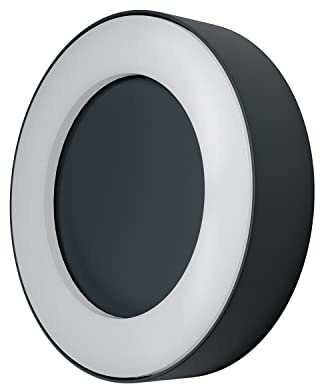 Ledvance LED Wand- und Deckenleuchte, Leuchte für Außenanwendungen, 202,0 mm x 45,0 mm, ENDURA STYLE RING 4060000000000 Dunkelgrau