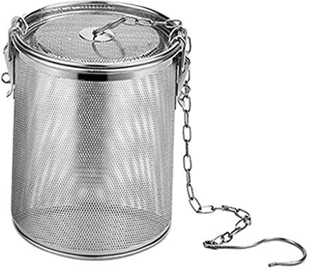 Fenteer Gewürzsieb Teesieb sieb Gewürzfilter Gewürzkugel Kräutersieb Teefilter, 0,7 l