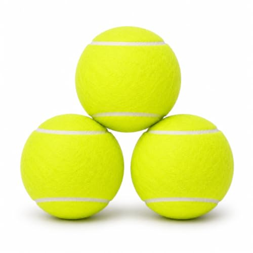 1ABOVE 3 Pack Tennis Balls with Mesh Carry Bag for Sports & Pets